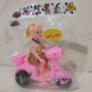 عروسک دختر موتور سوار مدل 1